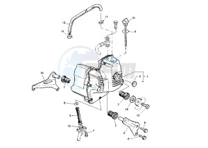 TT RE 600 drawing OIL TANK