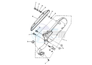 YA R AXIS 50 drawing EXHAUST