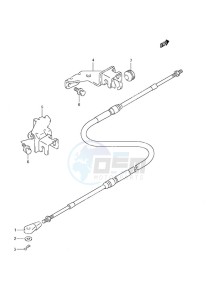 DF 25 V-Twin drawing Remocon Cable Remote Control