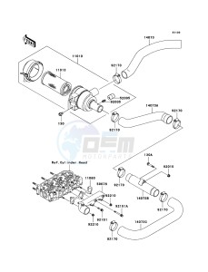 MULE 3010 DIESEL 4x4 KAF950B6F EU drawing Air Cleaner