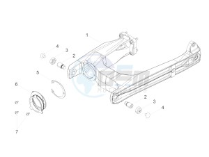 V9 Bobber 850 (APAC) drawing Swing arm