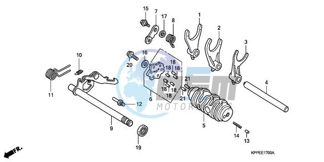 GEAR SHIFT DRUM