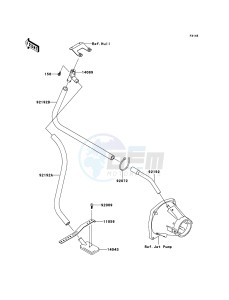 JET SKI ULTRA 300X JT1500HCF EU drawing Bilge System