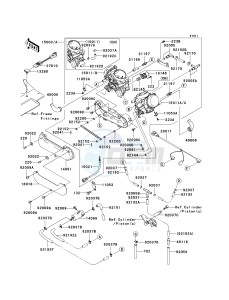 KVF 750 B (BRUTE FORCE 750 4X4I) (B6F-B7FA) A6F drawing CARBURETOR -- A6F- -