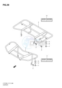 LT-F250 (E17) drawing CARRIER (LT-F250L1 E24)