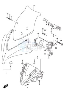 GSX-S1000F drawing COWLING BODY