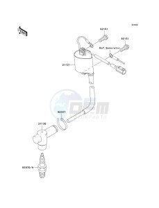 KX 85 A [KX85 MONSTER ENERGY] (A6F - A9FA) A6F drawing IGNITION SYSTEM