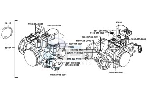 XCITING R500I drawing Carburator