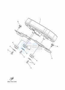 YZF125-A YZF-R125 (B5G6) drawing METER