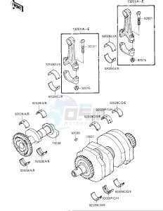 EX 250 F [NINJA 250R] (F2-F4) [NINJA 250R] drawing CRANKSHAFT