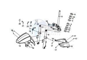 E-XPRO (EH4LW3-EU) (M3) drawing STEERING STEM FRONT CUSHION