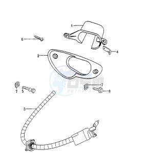 SPEEDFIGHT ARIA - 50 cc drawing ANTI THEFT