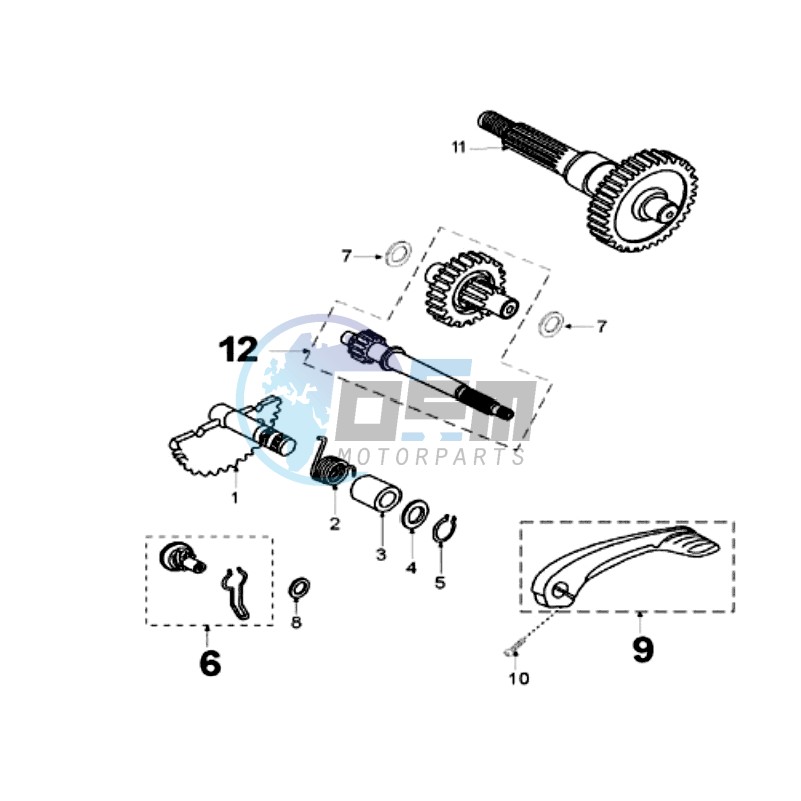 DRIVE SHAFTS / KICKSTARTER