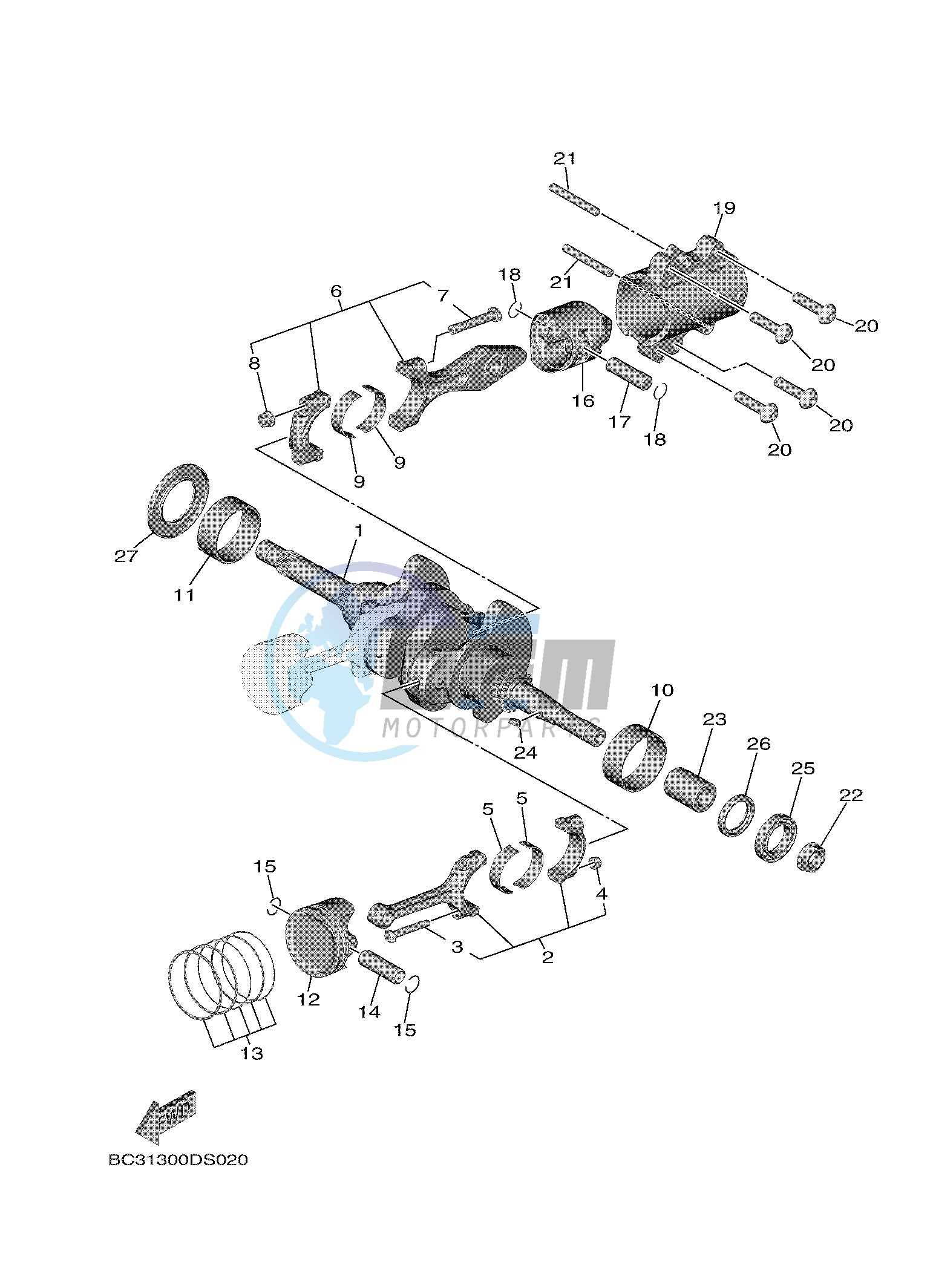 CRANKSHAFT & PISTON