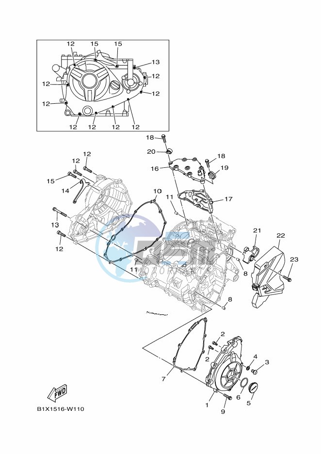 CRANKCASE COVER 1