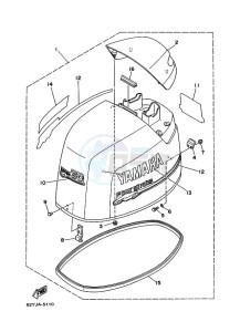 F50A drawing TOP-COWLING