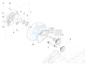 GTS 300 IE ABS E4 (APAC) drawing Reduction unit