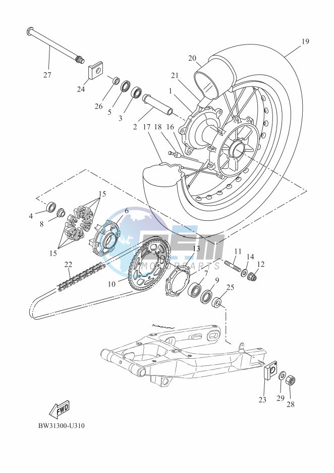 REAR WHEEL