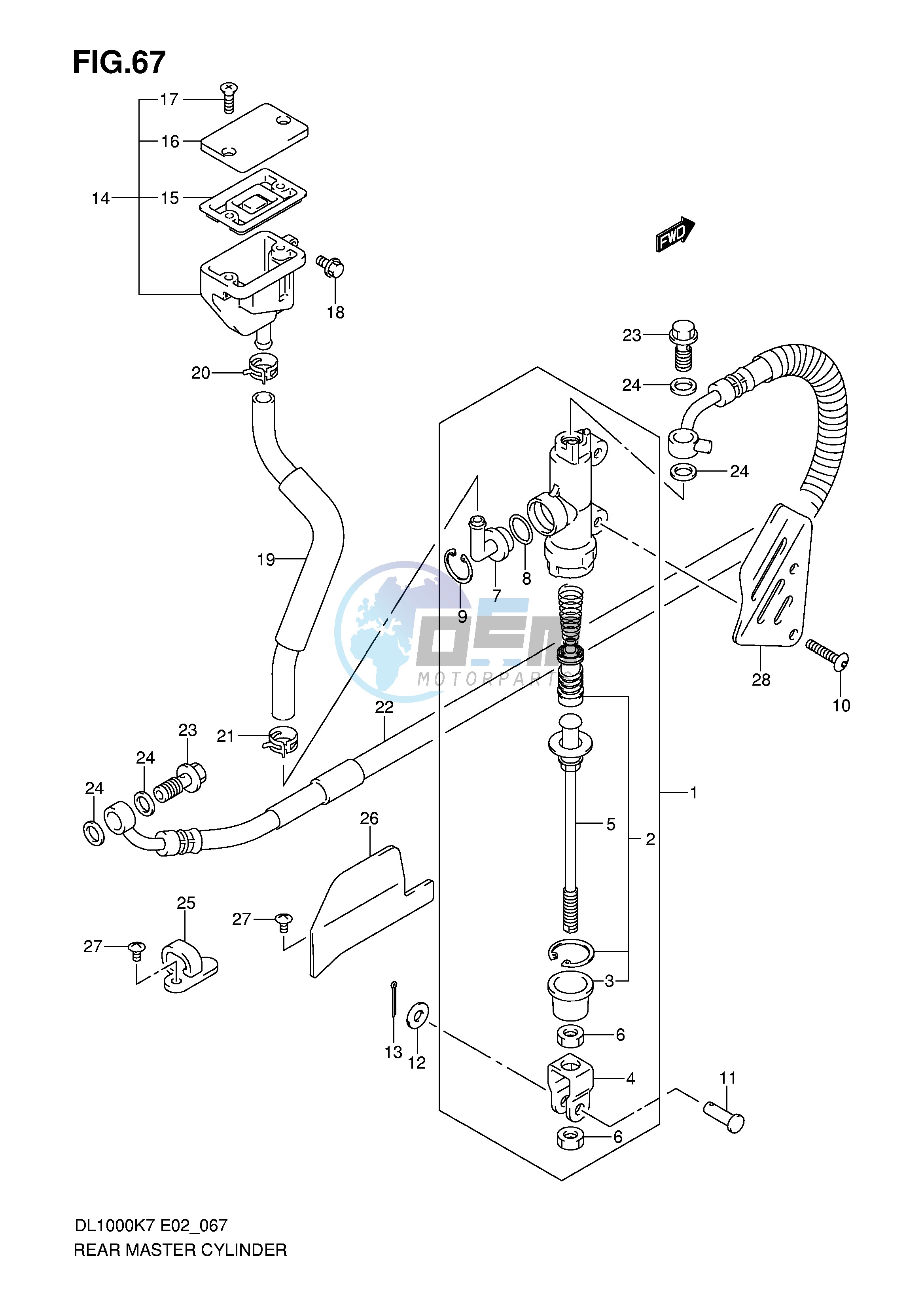 REAR MASTER CYLINDER