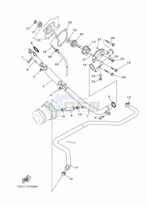 YXM700E YX70MPP (BHFF) drawing WATER PUMP