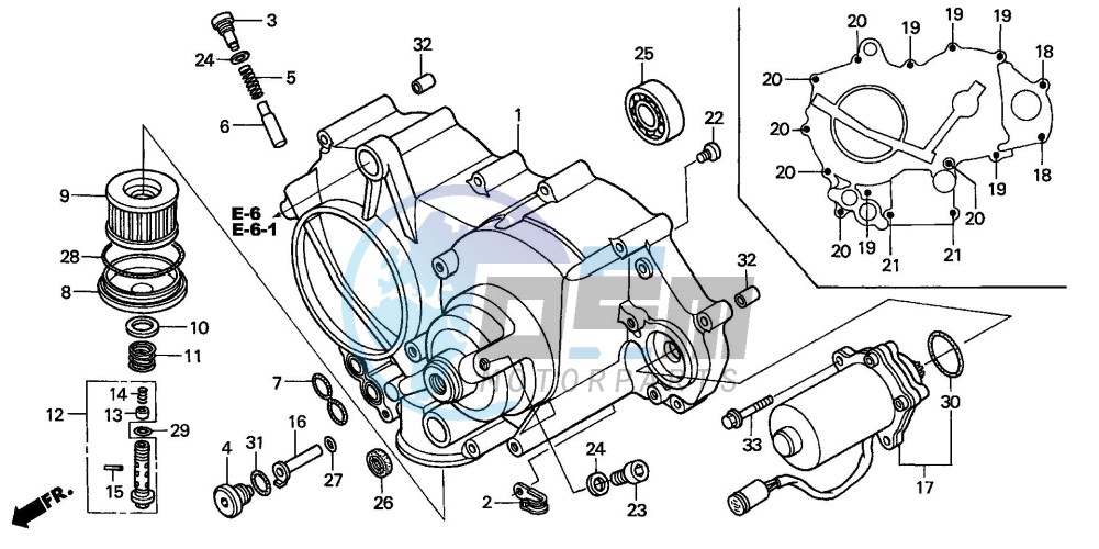 FRONT CRANKCASE COVER