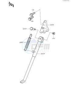 KX 250 D [KX250] (D2) [KX250] drawing STAND