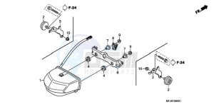 CBR600RR9 Korea - (KO) drawing TAILLIGHT