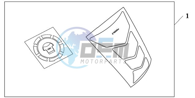 TANKPAD / FUEL LID COVER