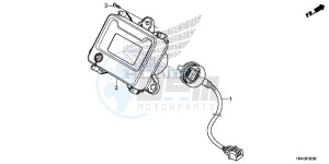 TRX500FE1F TRX500F Europe Direct - (ED) drawing METER