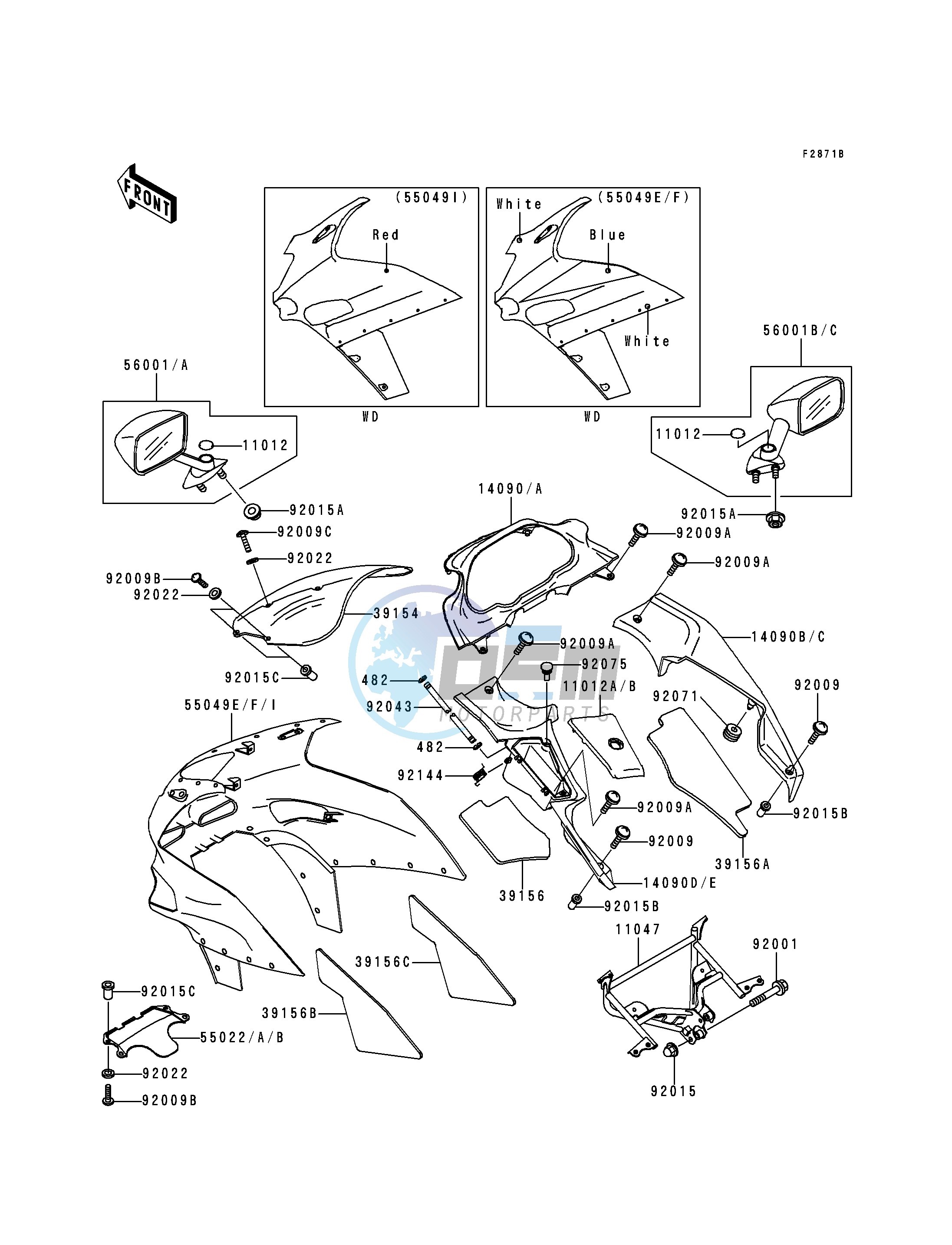 COWLING -- ZX600-E3- -