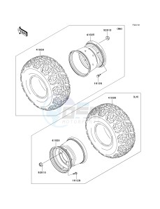 KAF 620 P [MULE 4000] (P9F-PAF) PAF drawing WHEELS_TIRES