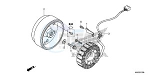 NC750XAE NC750XA Europe Direct - (ED) drawing GENERATOR