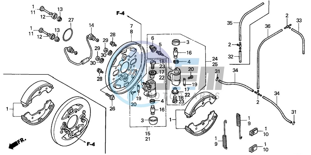 FRONT BRAKE PANEL