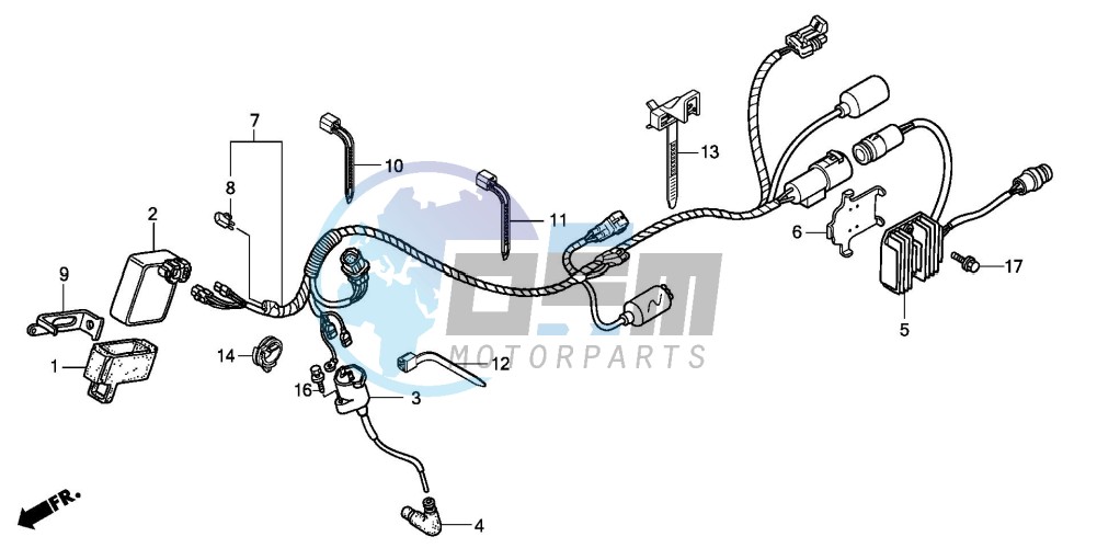 WIRE HARNESS (TRX300EX'07,'08)