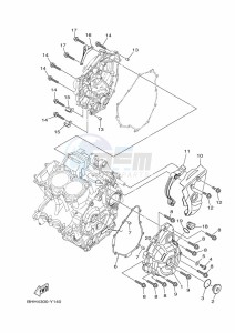 MT-07 MTN690 (BATS) drawing CRANKCASE COVER 1