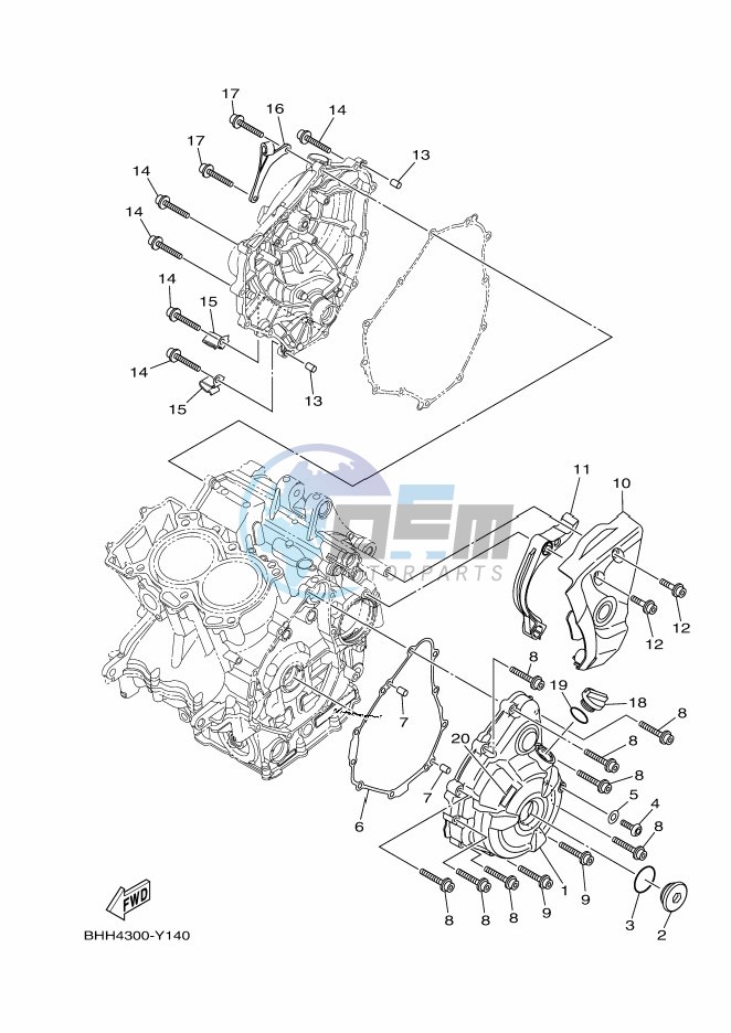 CRANKCASE COVER 1