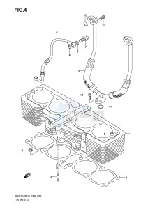 GSX1400 (E2) drawing CYLINDER