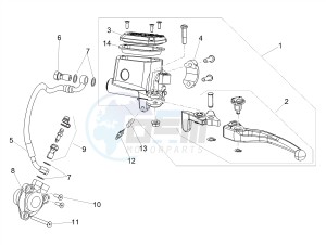 SHIVER 900 E4 ABS NAVI (APAC) drawing Clutch control