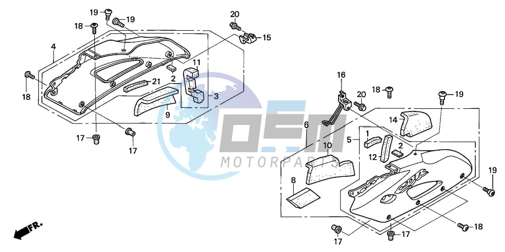 MIDDLE COWL (CBR1000RR4/5)