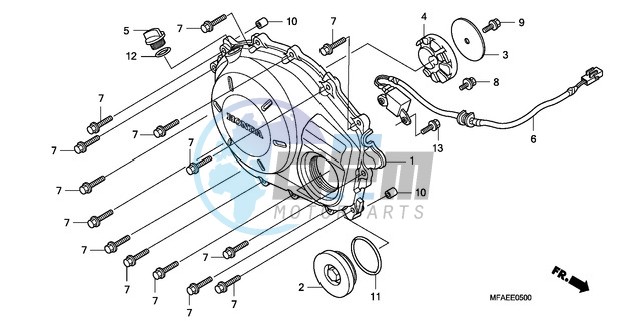 RIGHT CRANKCASE COVER