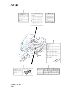 AN400Z drawing LABEL (AN400ZAL1 E51)