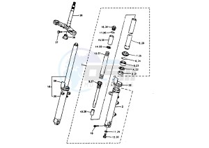 XJ N 600 drawing FRONT FORK