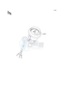 KVF 360 B [PRAIRIE 360] (B6F-B9F) B8F drawing OPTIONAL PARTS-- METER- -