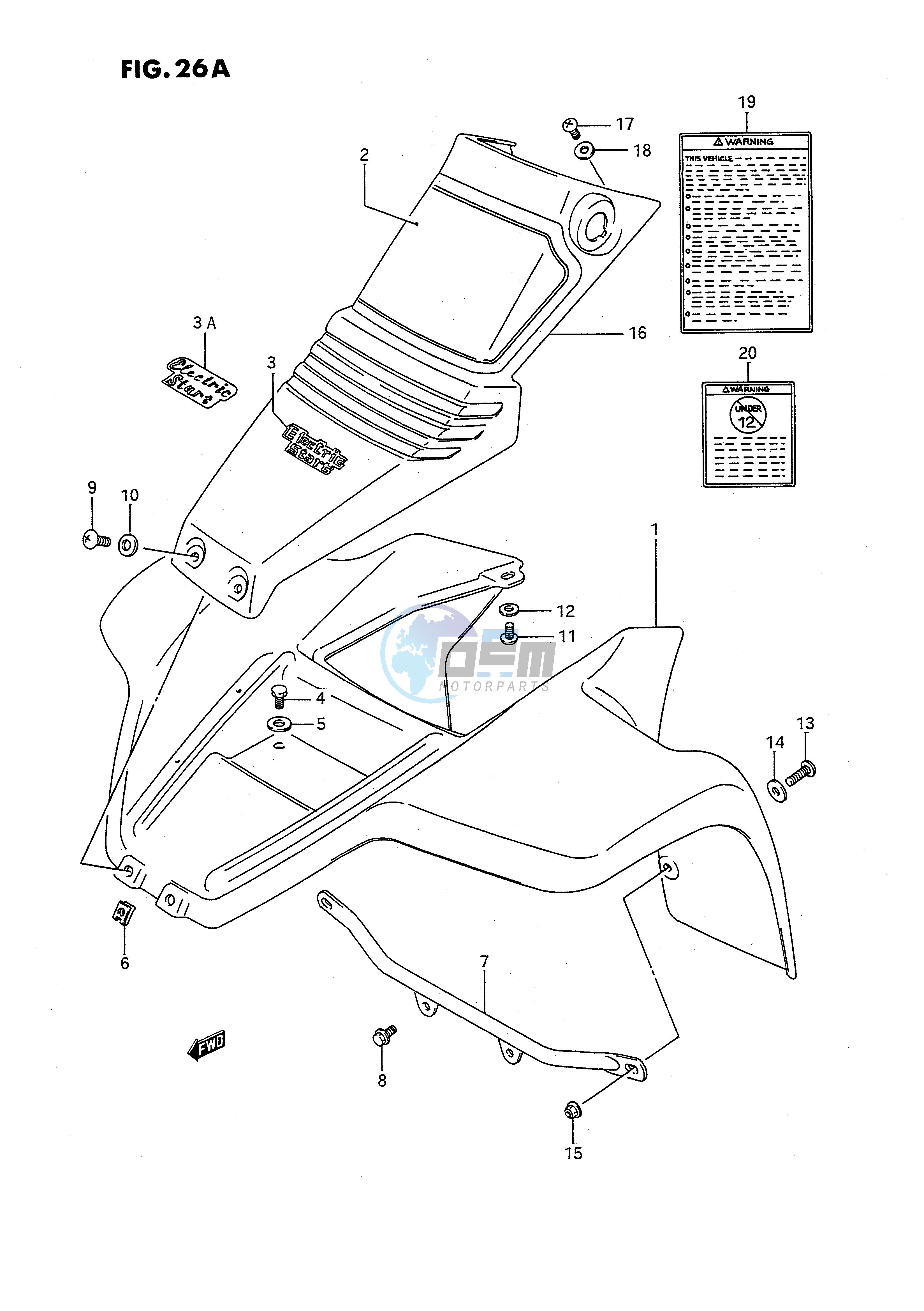 FRONT FENDER (MODEL J K L)