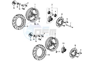 X–FIGHT - 100 cc drawing WHEELS