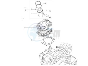 RS 50 RS4 50 2T E4 (APAC, EMEA) drawing Cylinder - Piston