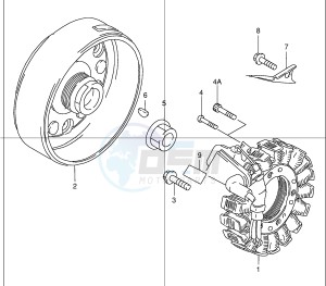 LT-F250 (E24) drawing MAGNETO