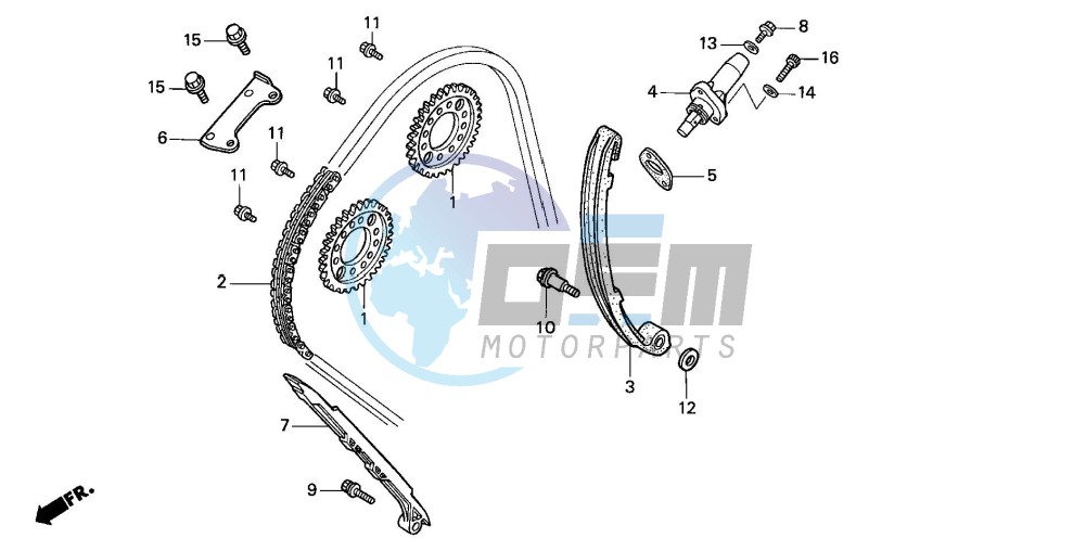 CAM CHAIN/TENSIONER