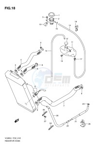 VL800 (E2) VOLUSIA drawing RADIATOR HOSE