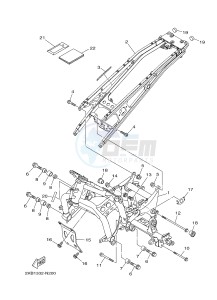 XT1200ZE SUPER TENERE ABS (2KBD 2KBE) drawing FRAME